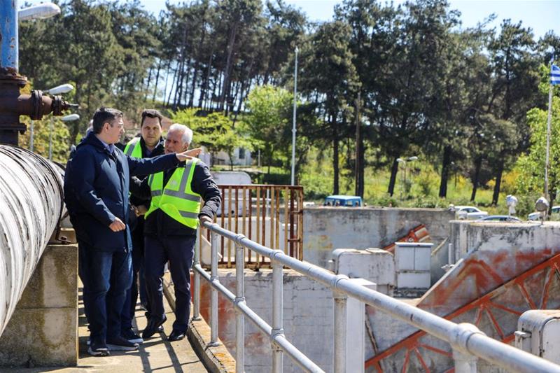 Αυτοψία του Απόστολου Τζιτζικώστα στο φράγμα Έλλης στην Ελεούσα Θεσσαλονίκης φωτο10 (29/4/2023)