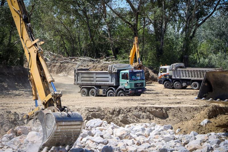 Αυτοψία του Απόστολου Τζιτζικώστα στο φράγμα Έλλης στην Ελεούσα Θεσσαλονίκης φωτο12 (29/4/2023)