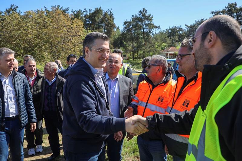 Αυτοψία του Απόστολου Τζιτζικώστα στο φράγμα Έλλης στην Ελεούσα Θεσσαλονίκης φωτο13 (29/4/2023)