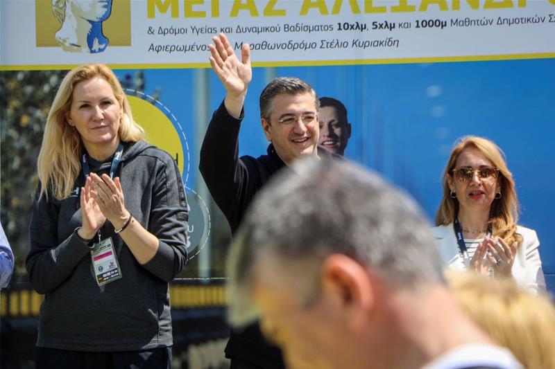 Ο Α. Τζιτζικώστας στον 17ο Διεθνή Μαραθώνιο Μέγας Αλέξανδρος στη Θεσσαλονίκη φωτο3 (30/4/2023)