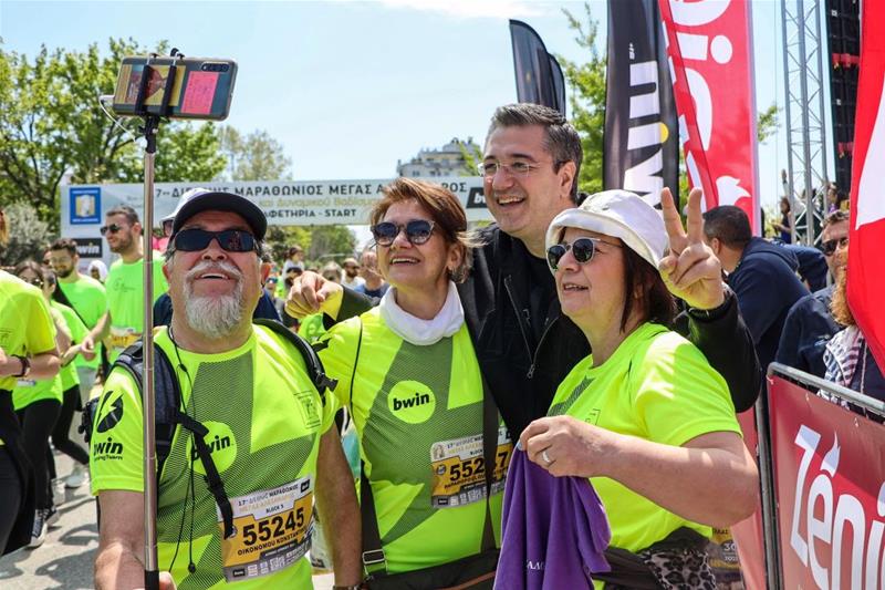 Ο Α. Τζιτζικώστας στον 17ο Διεθνή Μαραθώνιο Μέγας Αλέξανδρος στη Θεσσαλονίκη φωτο4 (30/4/2023)