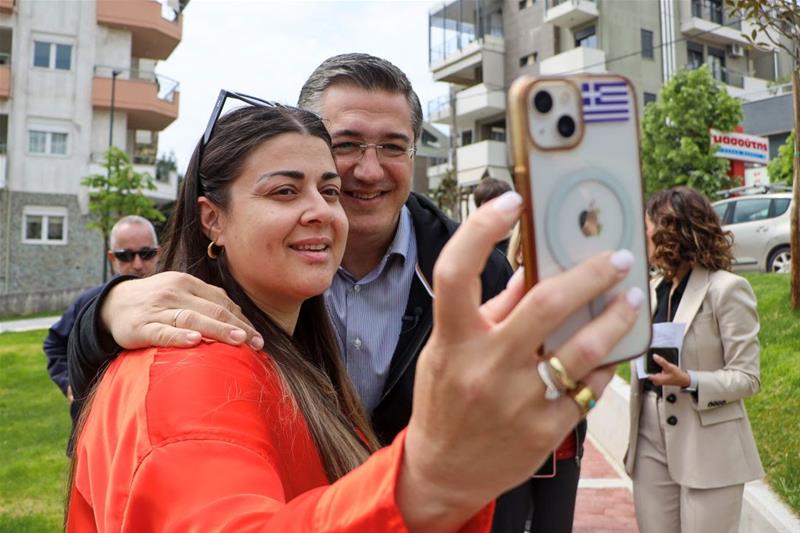 Το Πάρκο Αιγυπτιάδη στην Καλαμαριά εγκαινίασε ο Α. Τζιτζικώστας με τον Γ. Δαρδαμανέλη φωτο6 (2/5/2023)
