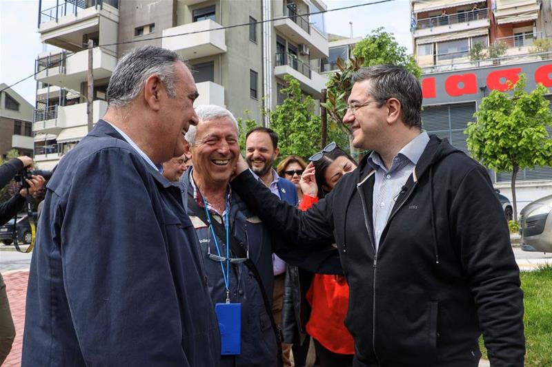 Το Πάρκο Αιγυπτιάδη στην Καλαμαριά εγκαινίασε ο Α. Τζιτζικώστας με τον Γ. Δαρδαμανέλη φωτο8 (2/5/2023)