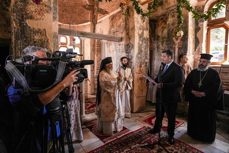 Εγκαίνια του Ιερού Ναού Μεταμορφώσεως του Σωτήρος στον Χορτιάτη Θεσσαλονίκης φωτο2 (6/5/2023)