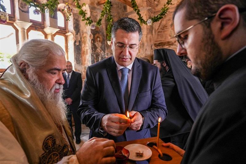 Εγκαίνια του Ιερού Ναού Μεταμορφώσεως του Σωτήρος στον Χορτιάτη Θεσσαλονίκης φωτο7 (6/5/2023)