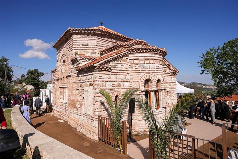 Εγκαίνια του Ιερού Ναού Μεταμορφώσεως του Σωτήρος στον Χορτιάτη Θεσσαλονίκης φωτο9 (6/5/2023)