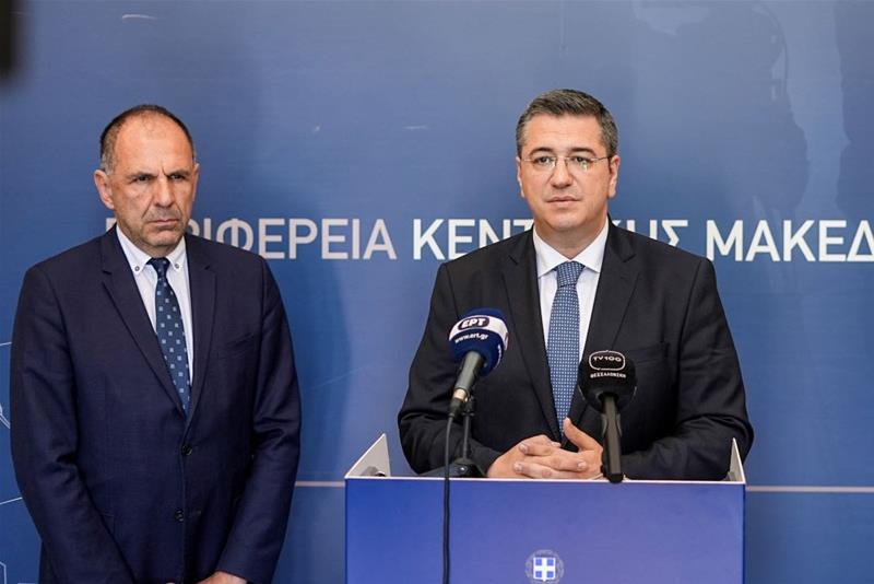 Συνάντηση εργασίας Α. Τζιτζικώστα και Γ. Γεραπετρίτη για τις υποδομές της Κεντρικής Μακεδονίας φωτο3 (6/5/2023)