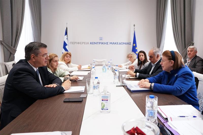 Σύσκεψη Α. Τζιτζικώστα – Λ. Μενδώνη για τα έργα Πολιτισμού στην Κεντρική Μακεδονία μέσω του νέου ΕΣΠΑ φωτο1 (6/5/2023)