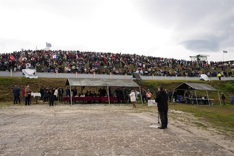 Ο Α. Τζιτζικώστας στις εκδηλώσεις αναβίωσης της Μάχης των Οχυρών του Ρούπελ στις Σέρρες φωτο1 (14/5/2023)