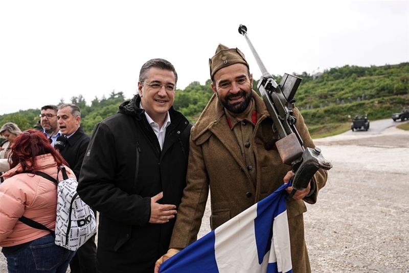 Ο Α. Τζιτζικώστας στις εκδηλώσεις αναβίωσης της Μάχης των Οχυρών του Ρούπελ στις Σέρρες φωτο3 (14/5/2023)