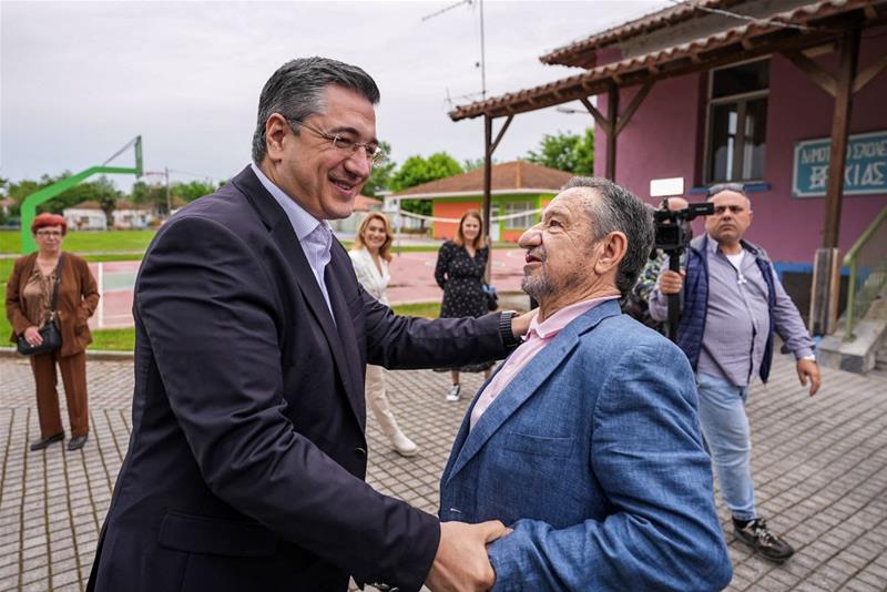 Δήλωση του Α. Τζιτζικώστα μετά την άσκηση του εκλογικού δικαιώματός του στη Βραχιά Θεσσαλονίκης φωτο5 (21/5/2023)