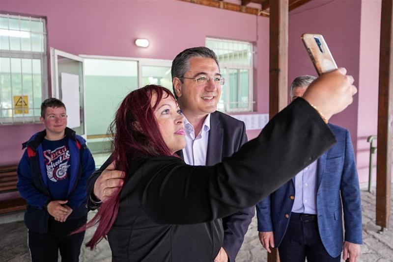 Δήλωση του Α. Τζιτζικώστα μετά την άσκηση του εκλογικού δικαιώματός του στη Βραχιά Θεσσαλονίκης φωτο6 (21/5/2023)