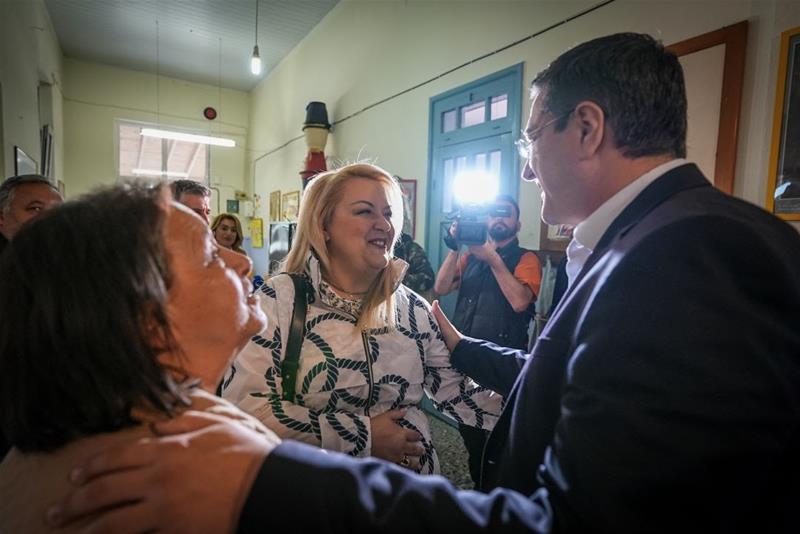 Δήλωση του Α. Τζιτζικώστα μετά την άσκηση του εκλογικού δικαιώματός του στη Βραχιά Θεσσαλονίκης φωτο9 (21/5/2023)