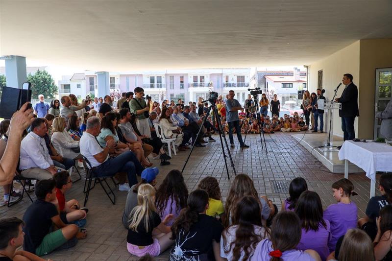 Εγκαίνια 5ου Δημοτικού Σχολείου Θέρμης στο Τριάδι από Α. Τζιτζικώστα και Θ. Παπαδόπουλο φωτο10 (9/6/2023)