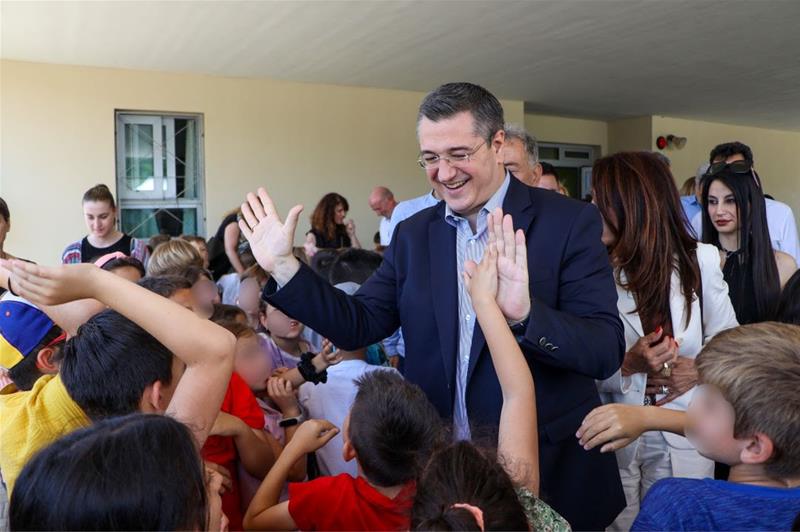 Εγκαίνια 5ου Δημοτικού Σχολείου Θέρμης στο Τριάδι από Α. Τζιτζικώστα και Θ. Παπαδόπουλο φωτο5 (9/6/2023)