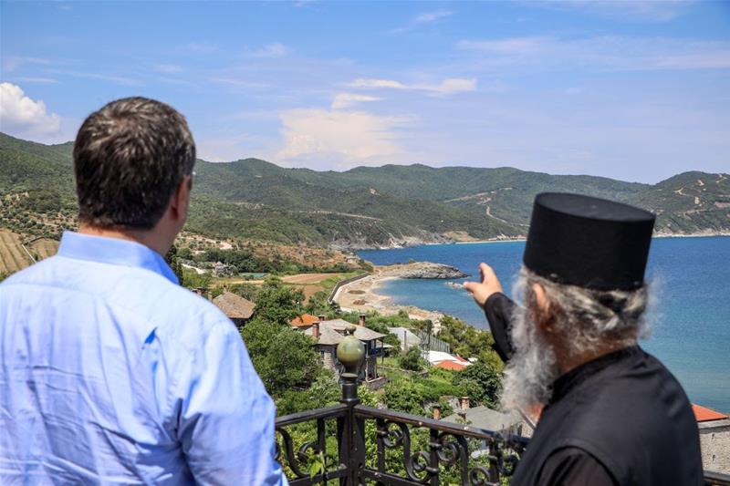 Διήμερη επίσημη επίσκεψη του Περιφερειάρχη Κεντρικής Μακεδονίας Α.Τζιτζικώστα στο Άγιον Όρος φωτο14 (14/6/2023)