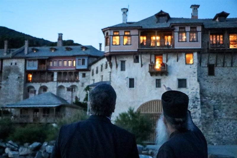 Διήμερη επίσημη επίσκεψη του Περιφερειάρχη Κεντρικής Μακεδονίας Α.Τζιτζικώστα στο Άγιον Όρος φωτο15 (14/6/2023)