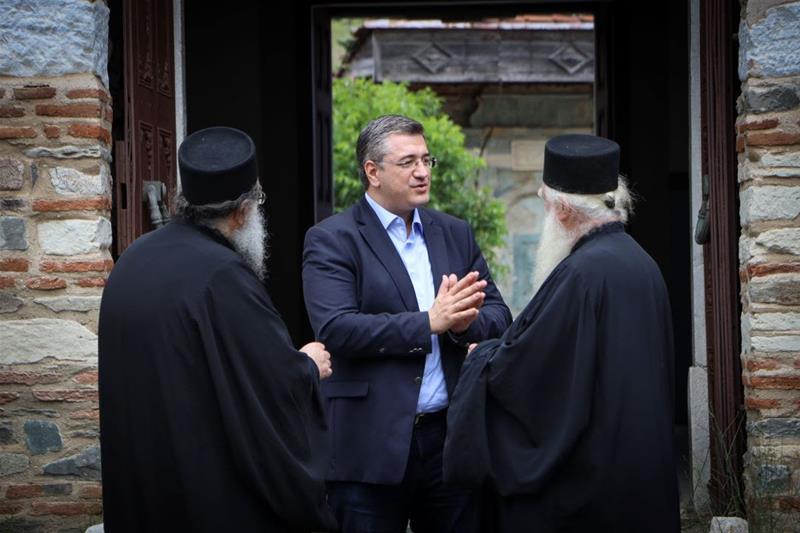 Διήμερη επίσημη επίσκεψη του Περιφερειάρχη Κεντρικής Μακεδονίας Α.Τζιτζικώστα στο Άγιον Όρος φωτο4 (14/6/2023)