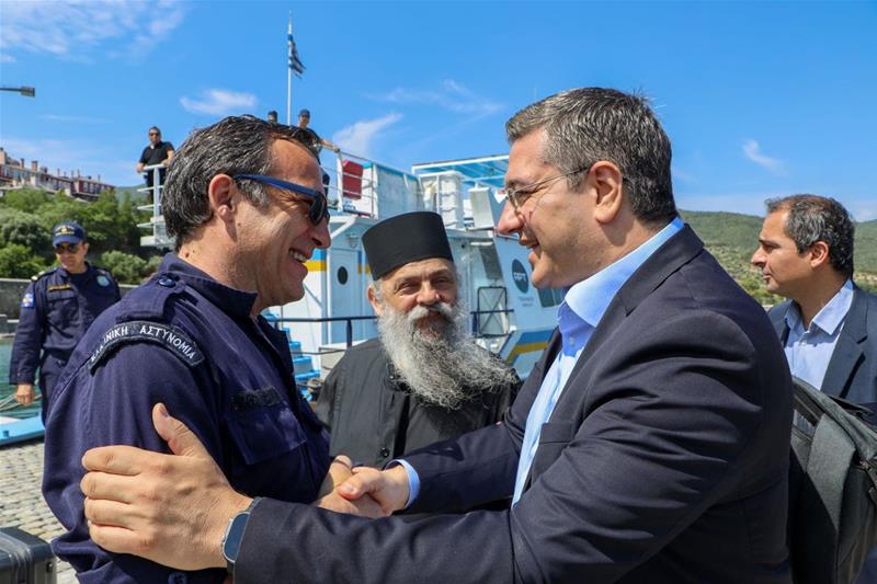 Διήμερη επίσημη επίσκεψη του Περιφερειάρχη Κεντρικής Μακεδονίας Α.Τζιτζικώστα στο Άγιον Όρος φωτο8 (14/6/2023)