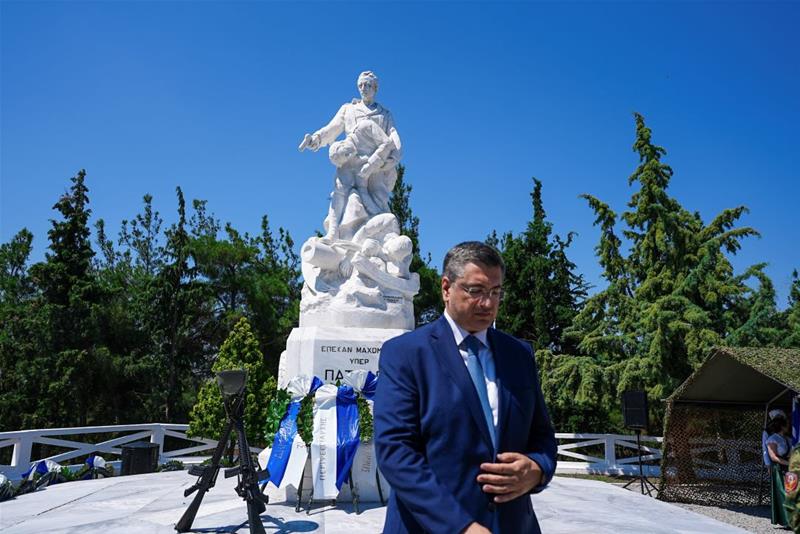 Ο Απόστολος Τζιτζικώστας στις εκδηλώσεις για τα 110 χρόνια από τη Μάχη του Κιλκίς φωτο2 (21/6/2023)