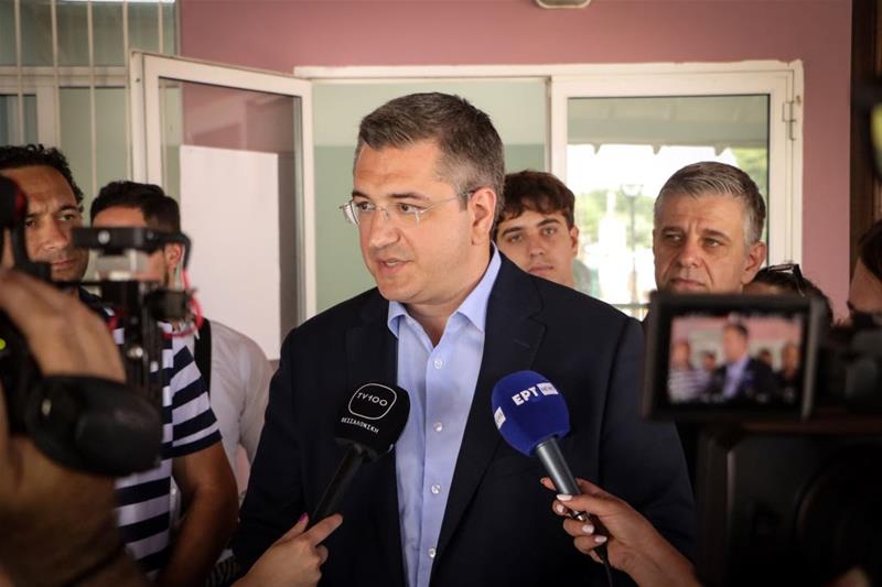 Δήλωση του Α. Τζιτζικώστα μετά την άσκηση του εκλογικού του δικαιώματος στη Βραχιά Θεσσαλονίκης φωτο7 (26/6/2023)