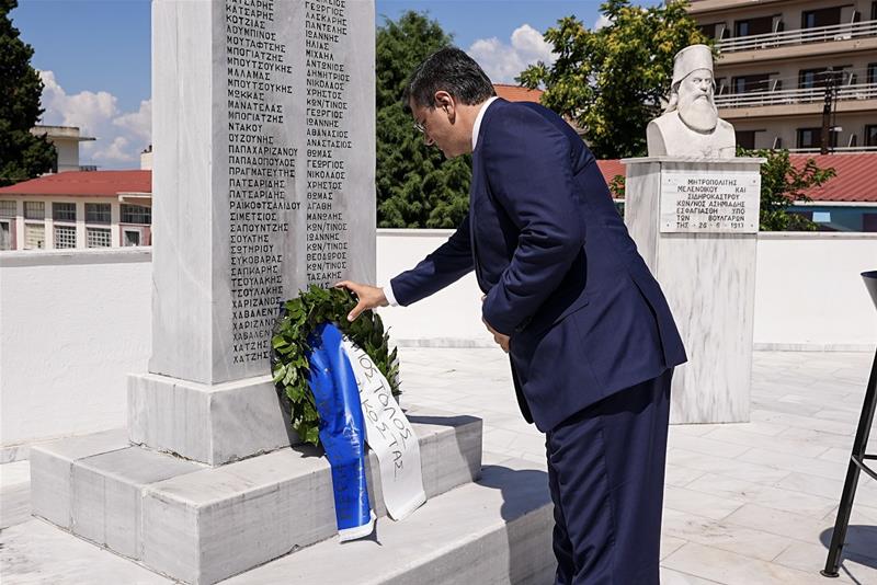 Ο Περιφερειάρχης Κεντρικής Μακεδονίας Απόστολος Τζιτζικώστας στις εκδηλώσεις για τα 110 χρόνια από την Απελευθέρωση του Σιδηροκάστρου Σερρών Φωτο7 (27/6/2023)