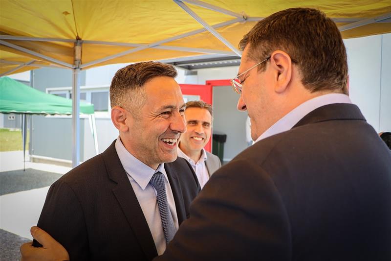 Το Κλειστό Γυμναστήριο ΤΕΦΑΑ του ΑΠΘ στη Θέρμη εγκαινίασε ο Α. Τζιτζικώστας φωτο3 (28/6/2023)