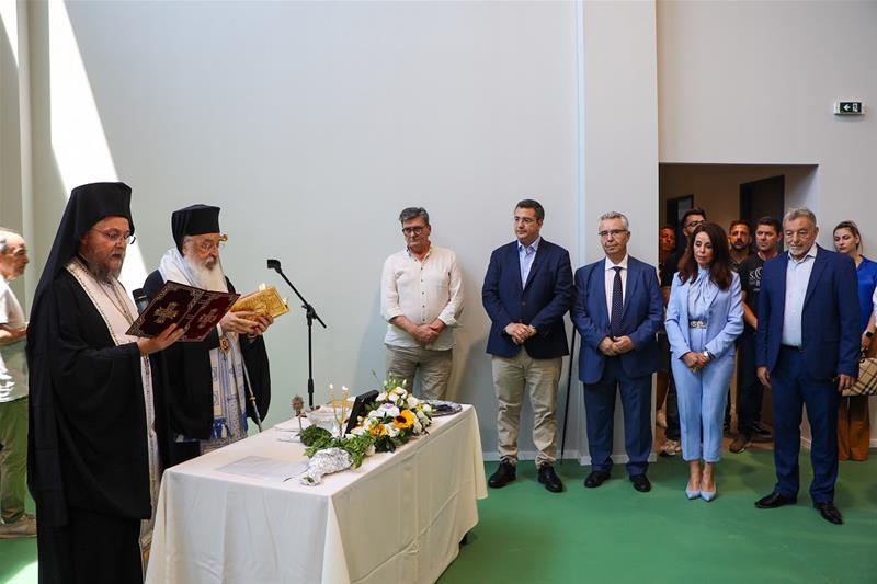 Το Κλειστό Γυμναστήριο ΤΕΦΑΑ του ΑΠΘ στη Θέρμη εγκαινίασε ο Α. Τζιτζικώστας φωτο7 (28/6/2023)