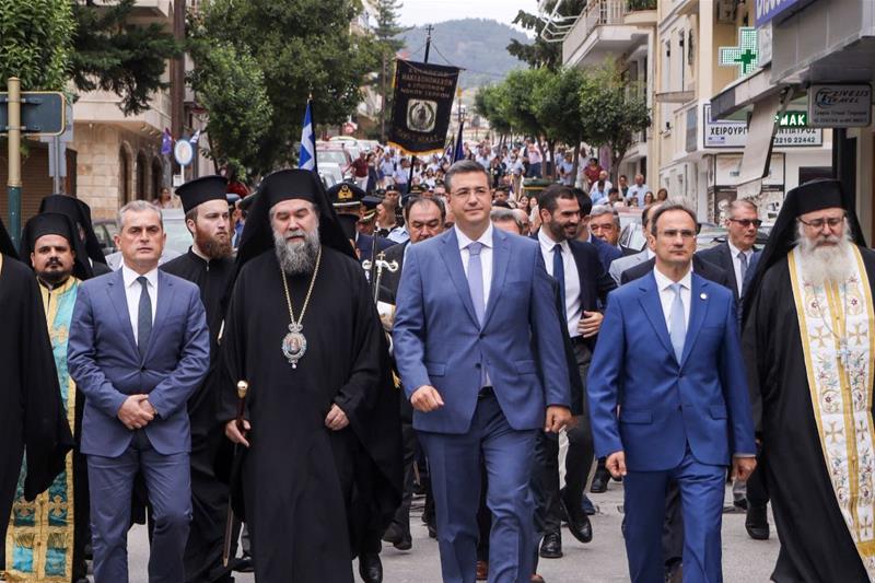 Ο Α. Τζιτζικώστας στις εκδηλώσεις για τα 110 χρόνια από την Απελευθέρωση της πόλης των Σερρών φωτο1 (29/6/2023)