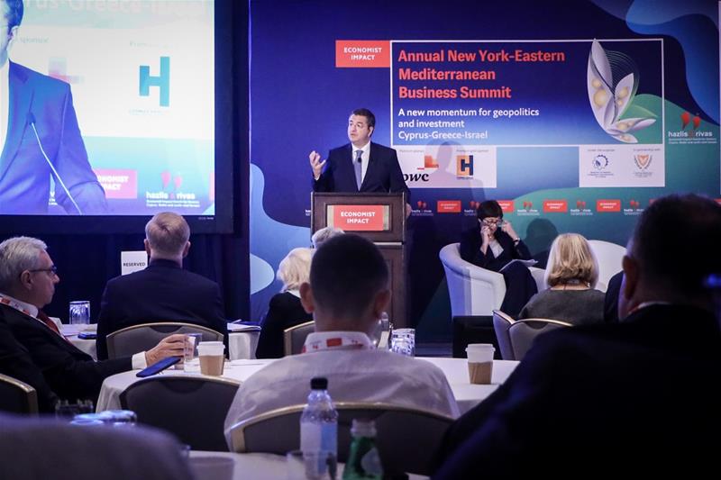 Επίσημη επίσκεψη του Περιφερειάρχη Κεντρικής Μακεδονίας Απόστολου Τζιτζικώστα στη Νέα Υόρκη – Ομιλία στο ετήσιο συνέδριο του Economist φώτο 1 (11/7/2023)
