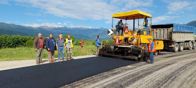 Ασφαλτόστρωση1 Πολυκάρπη- Όρμα (19/5/2023)