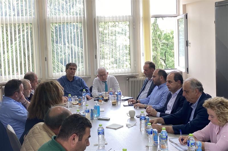 Σύσκεψη αγροτικών φορέων με Λυκουρέντζο (12/6/2023)