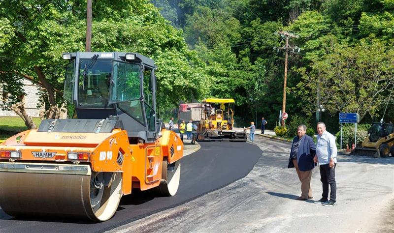 Τζαμτζής – Μπάτσης αυτοψία σε οδικά έργα Αλμωπία. (29/5/2023)