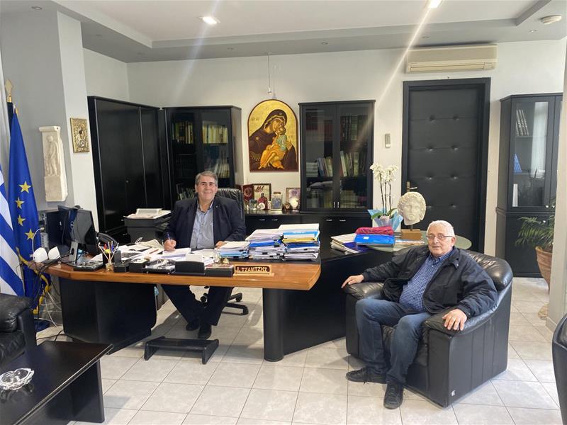 Υπογραφή σύμβασης για το ρέμα Καρυδιάς (16/5/2023)