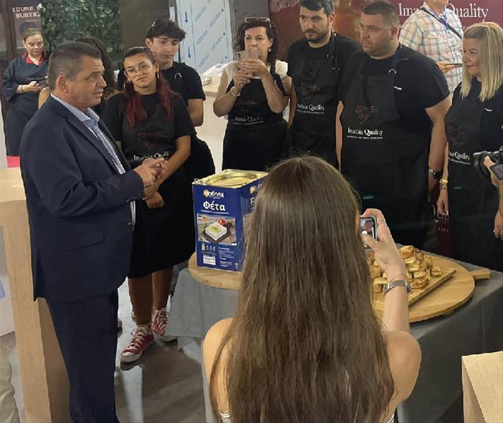 Ο Αντιπεριφερειάρχης Ημαθίας Κώστας Καλαϊτζίδης στο περίπτερο της Ημαθίας στη Διεθνή Έκθεση Θεσσαλονίκης (11/9/2023)