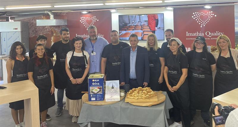 Ο Αντιπεριφερειάρχης Ημαθίας Κώστας Καλαϊτζίδης στο περίπτερο της Ημαθίας στη Διεθνή Έκθεση Θεσσαλονίκης (11/9/2023)