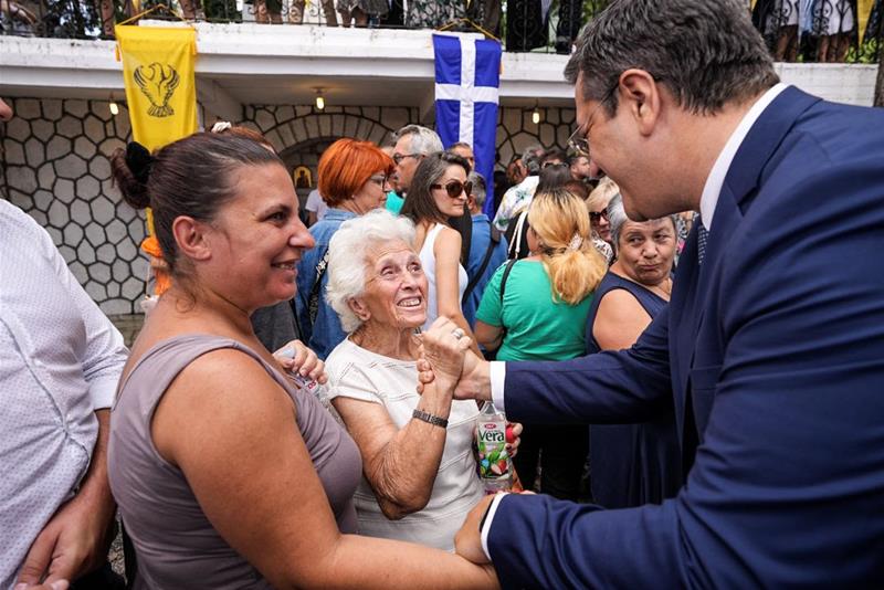 Ο Περιφερειάρχης Κεντρικής Μακεδονίας Απόστολος Τζιτζικώστας στις εκδηλώσεις για τον Δεκαπενταύγουστο στην Παναγία Σουμελά στο Βέρμιο Ημαθίας φώτο 6 (16/8/2023)