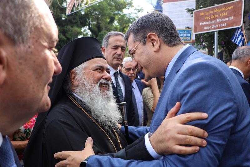 Ο Απόστολος Τζιτζικώστας στις εκδηλώσεις μνήμης για το Ολοκαύτωμα του Χορτιάτη φωτο3 (2/9/2023)