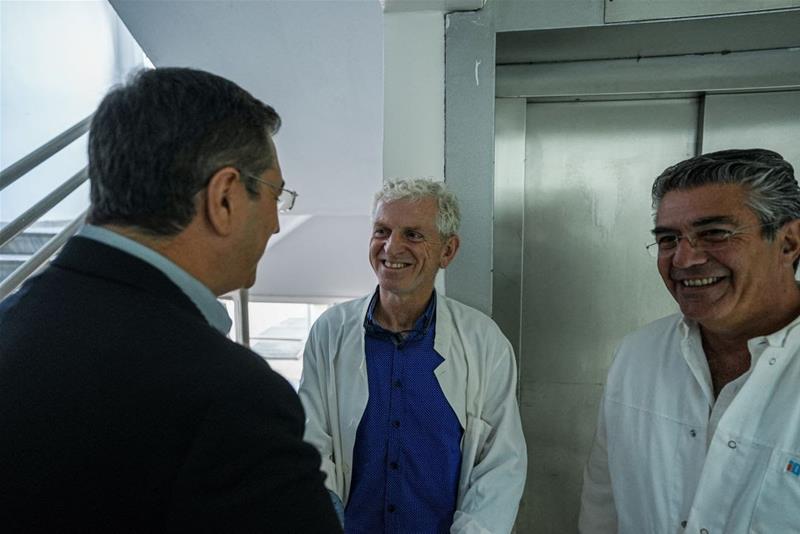 Επίσκεψη του Απόστολου Τζιτζικώστα στην Οφθαλμολογική Κλινική του νοσοκομείου ΑΧΕΠΑ φωτο6 (6/9/2023)