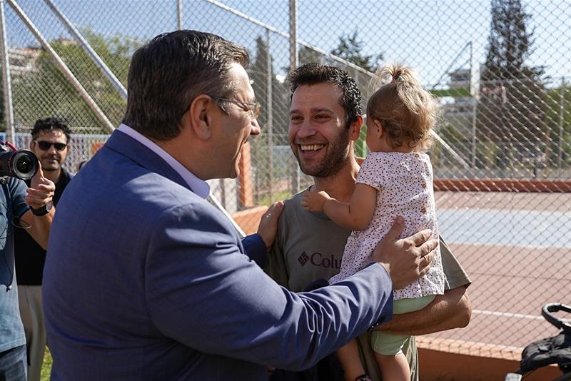 Στον αγιασμό και τα εγκαίνια του 24ου Δημοτικού Σχολείου Ευόσμου, που κατασκευάστηκε με πόρους της Περιφέρειας Κεντρικής Μακεδονίας, ο Περιφερειάρχης Απόστολος Τζιτζικώστας φώτο 9 (11/9/2023)
