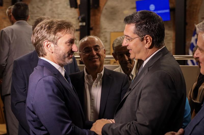 Ο Περιφερειάρχης Κεντρικής Μακεδονίας Απόστολος Τζιτζικώστας εγκαινίασε το νέο Συνεδριακό Κέντρο της Περιφέρειας στη δυτική Θεσσαλονίκη φώτο 8 (13/9/2023)