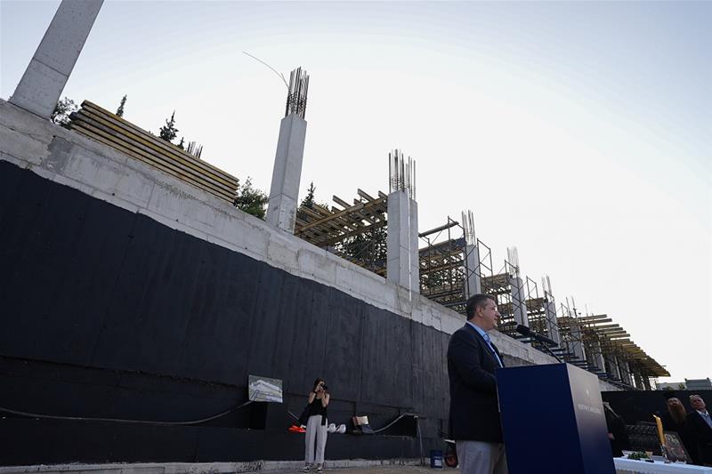 Ο Περιφερειάρχης Κεντρικής Μακεδονίας Απόστολος Τζιτζικώστα θεμελίωσε το νέο Διοικητήριο Ημαθίας στη Βέροια φώτο 2 (20/9/2023)