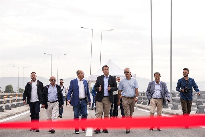 Στην κυκλοφορία και το παράπλευρο οδικό δίκτυο του ανισόπεδου κόμβου Κ16 στη δυτική είσοδο Θεσσαλονίκης φωτο6 (29/9/2023)