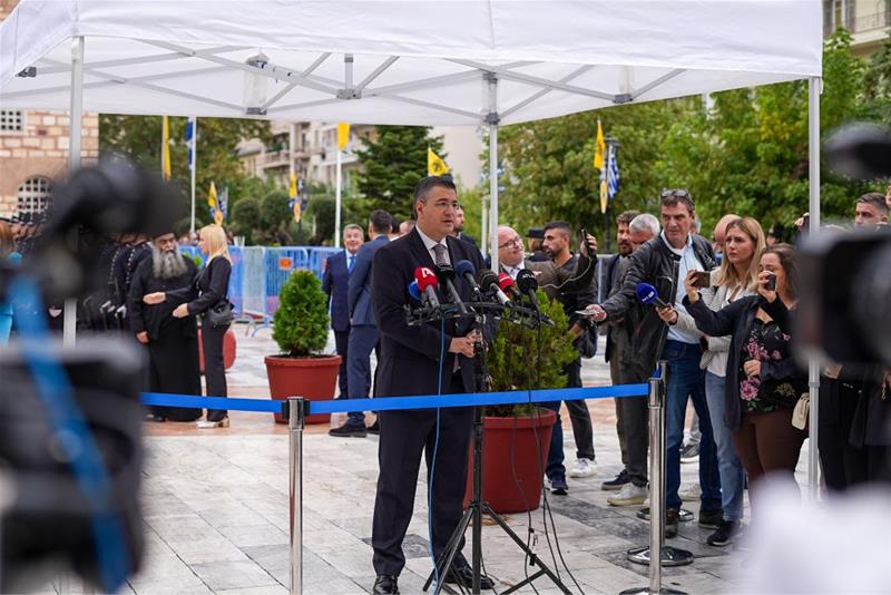 231026 Δήλωση Α. Τζιτζικώστα μετά τη δοξολογία για τον Πολιούχο της Θεσσαλονίκης Άγιο Δημήτριο και την Απελευθέρωση φωτο4 (26/10/2023)