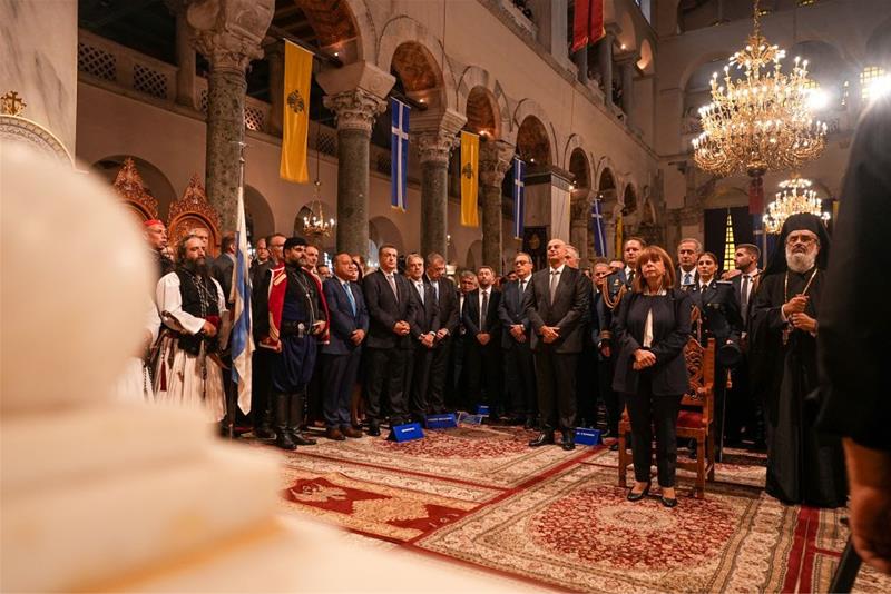 231026 Δήλωση Α. Τζιτζικώστα μετά τη δοξολογία για τον Πολιούχο της Θεσσαλονίκης Άγιο Δημήτριο και την Απελευθέρωση φωτο5 (26/10/2023)