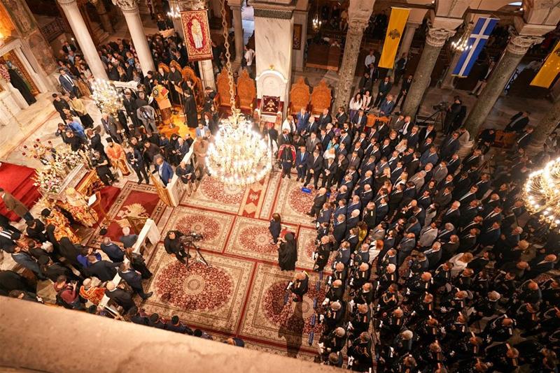 231026 Δήλωση Α. Τζιτζικώστα μετά τη δοξολογία για τον Πολιούχο της Θεσσαλονίκης Άγιο Δημήτριο και την Απελευθέρωση φωτο6 (26/10/2023)