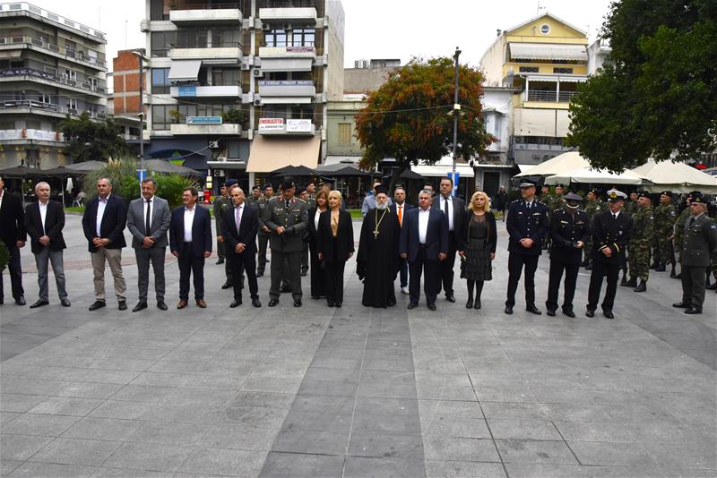 Στο Μνημείο της Πλατείας Ελευθερίας για τον Εορτασμό της Ημέρας του Μακεδονικού Αγώνα (22/10/2023)