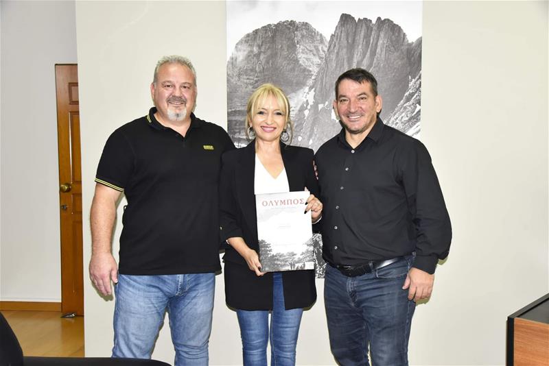 Επίσκεψη του Πύρρου Δήμα στην Αντιπεριφερειάρχη Πιερίας (25/10/2023)