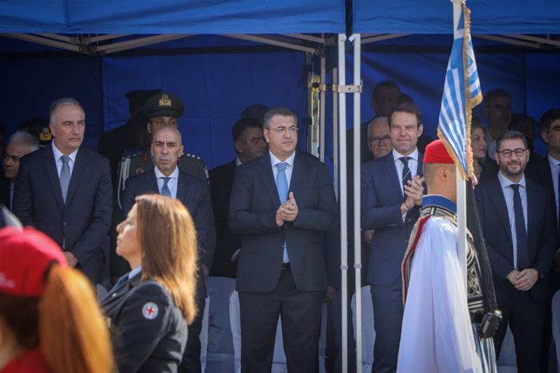 Δήλωση του Απόστολου Τζιτζικώστα μετά τη στρατιωτική παρέλαση στη Θεσσαλονίκη φωτο1 (28/10/2023)