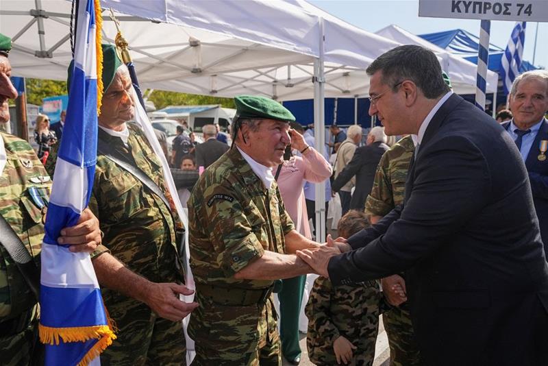 Δήλωση του Απόστολου Τζιτζικώστα μετά τη στρατιωτική παρέλαση στη Θεσσαλονίκη φωτο6 (28/10/2023)